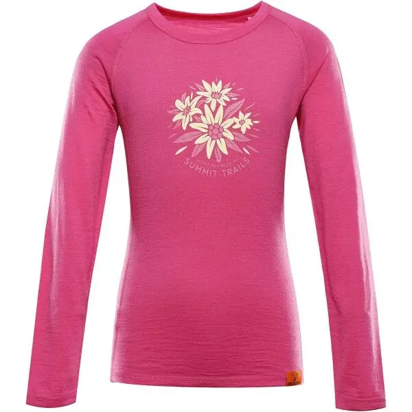 ALPINE PRO ALPINE PRO MERENO Детска тениска, розово, размер 140-146