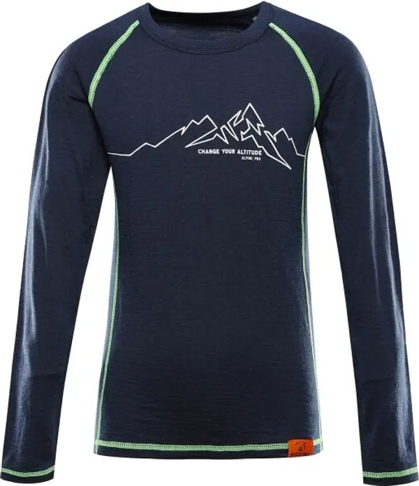 ALPINE PRO ALPINE PRO MERENO Детска тениска, тъмносин, размер 164-170