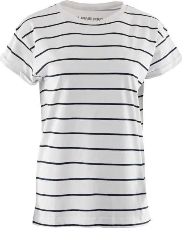 ALPINE PRO ALPINE PRO MEVA Дамска тениска, бяло, размер