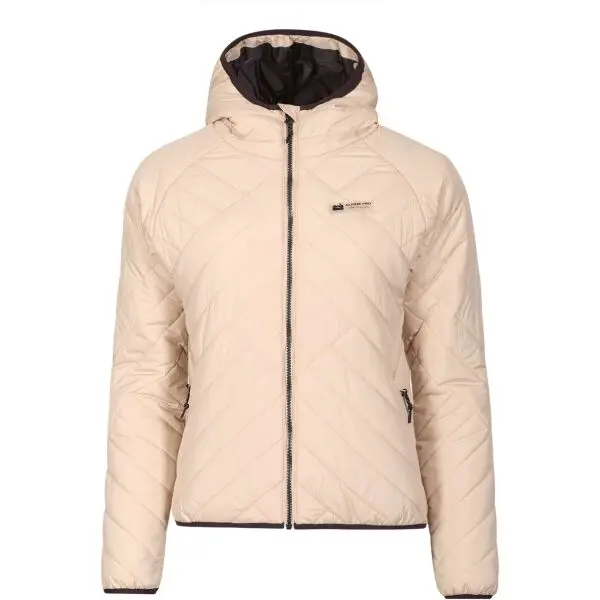 ALPINE PRO ALPINE PRO MISSA Дамско зимно яке, бежово, размер