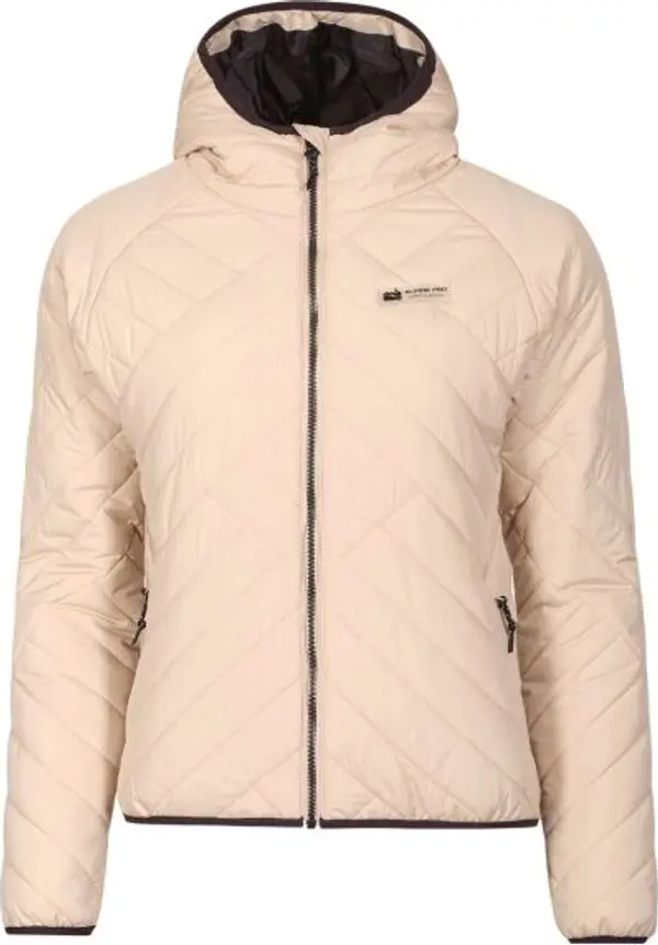 ALPINE PRO ALPINE PRO MISSA Дамско зимно яке, бежово, размер