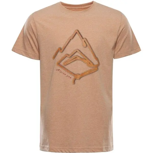 ALPINE PRO ALPINE PRO MOLAC Мъжка тениска, кафяво, размер