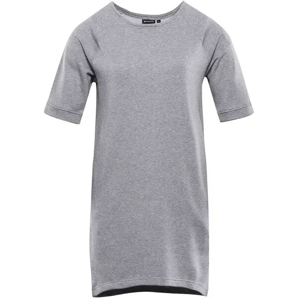 ALPINE PRO ALPINE PRO MOLEDA Дамска памучна рокля, сиво, размер