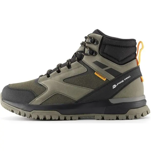 ALPINE PRO ALPINE PRO MOLLEN Мъжки високи обувки, зелено, размер