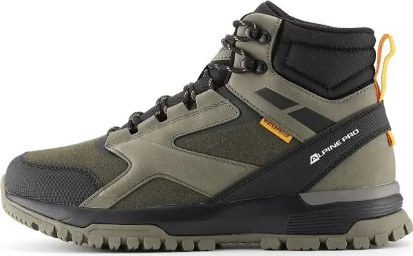 ALPINE PRO ALPINE PRO MOLLEN Мъжки високи обувки, зелено, размер