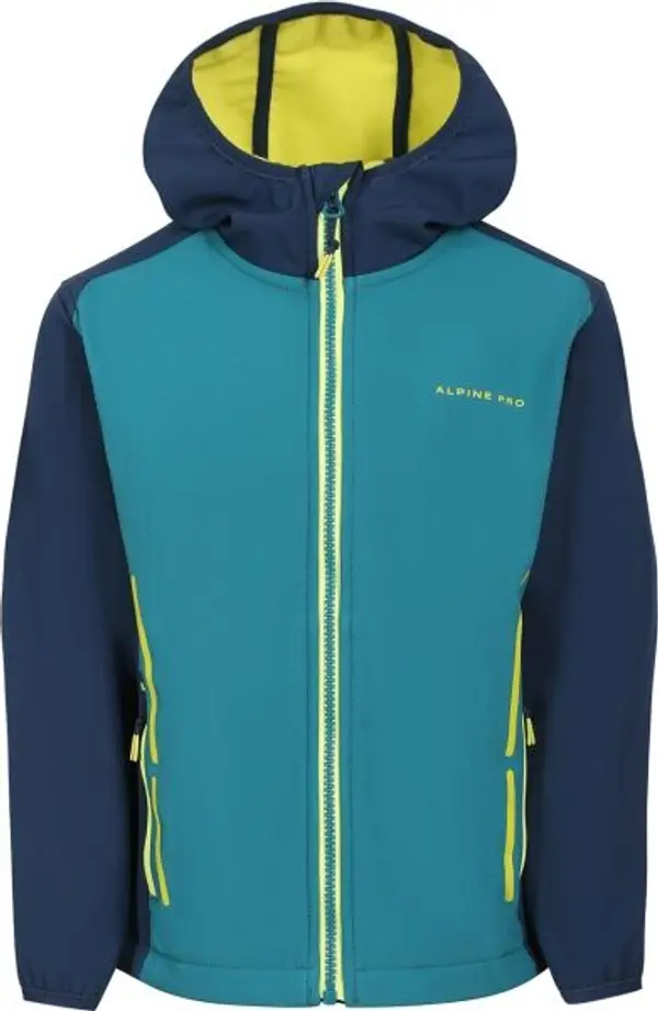 ALPINE PRO ALPINE PRO MORETO Детско софтшел яке, синьо, размер 104-110