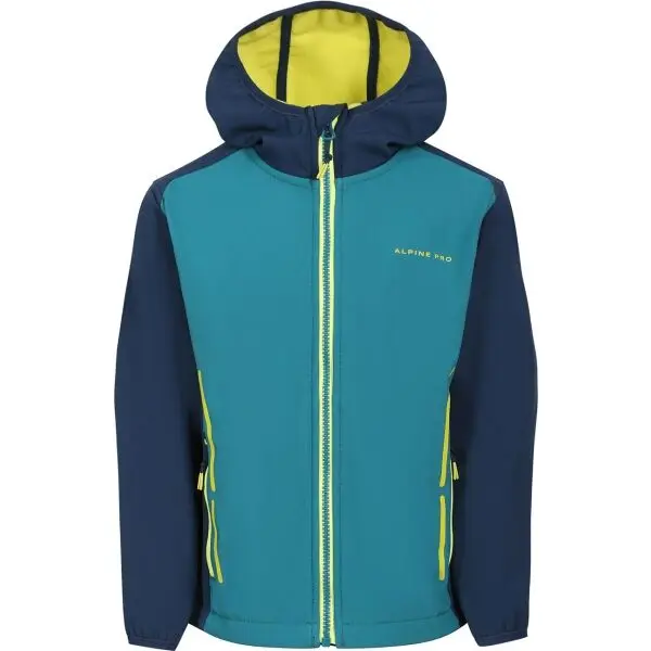 ALPINE PRO ALPINE PRO MORETO Детско софтшел яке, синьо, размер 116-122