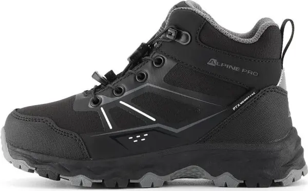 ALPINE PRO ALPINE PRO MOTENO Детски туристически обувки, черно, размер