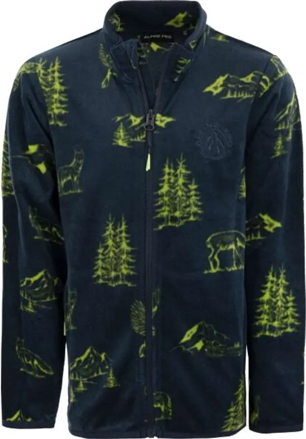 ALPINE PRO ALPINE PRO MRAHO Детски функционален суитшърт, тъмносин, размер 116-122
