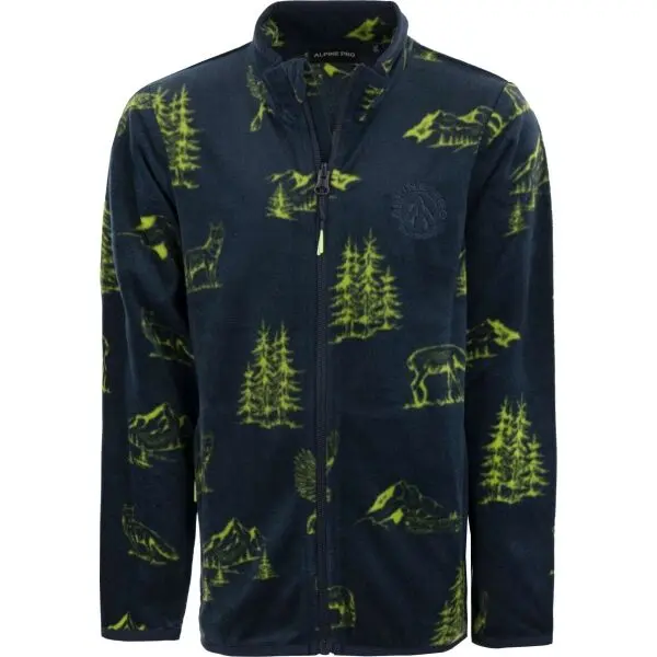 ALPINE PRO ALPINE PRO MRAHO Детски функционален суитшърт, тъмносин, размер 152-158