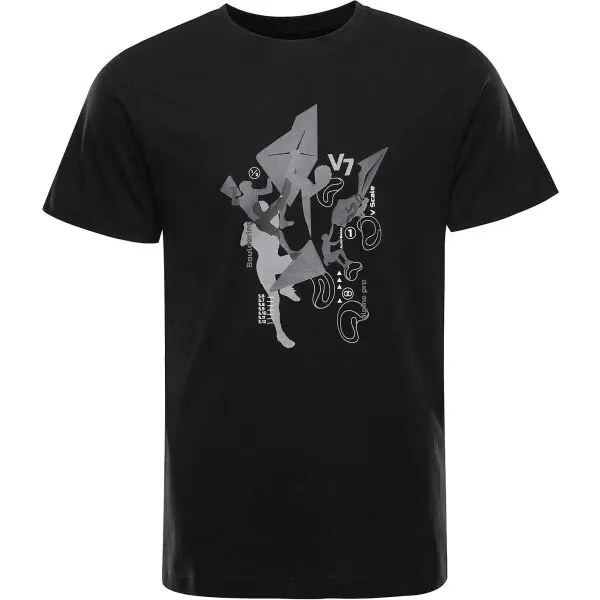 ALPINE PRO ALPINE PRO NESAD Мъжка тениска, черно, размер