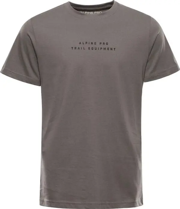 ALPINE PRO ALPINE PRO NESAD Мъжка тениска, сиво, размер