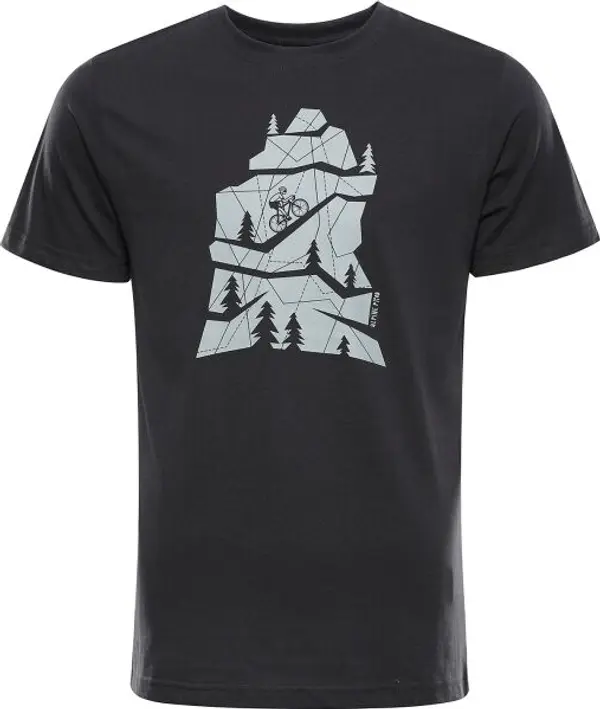 ALPINE PRO ALPINE PRO NESAD Мъжка тениска, тъмносиво, размер