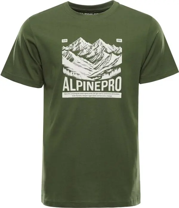 ALPINE PRO ALPINE PRO NESAD Мъжка тениска, зелено, размер