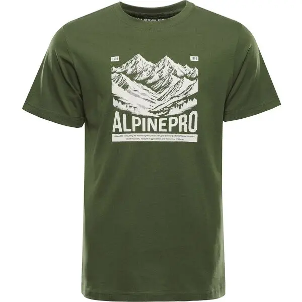 ALPINE PRO ALPINE PRO NESAD Мъжка тениска, зелено, размер