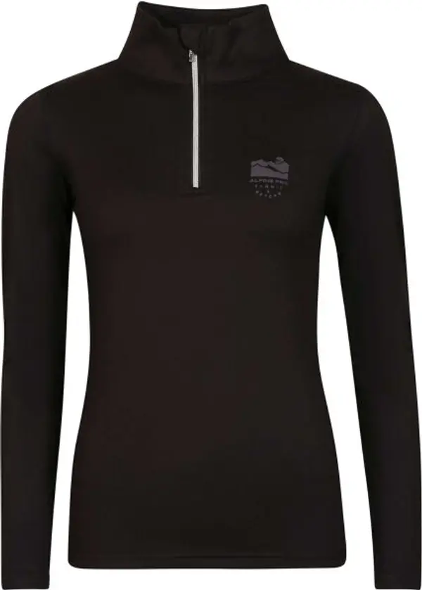 ALPINE PRO ALPINE PRO NIEMA Дамски аутдор суитшърт, черно, размер