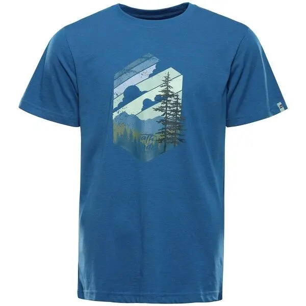 ALPINE PRO ALPINE PRO NOGER Мъжка тениска от немачкаема материя, синьо, размер