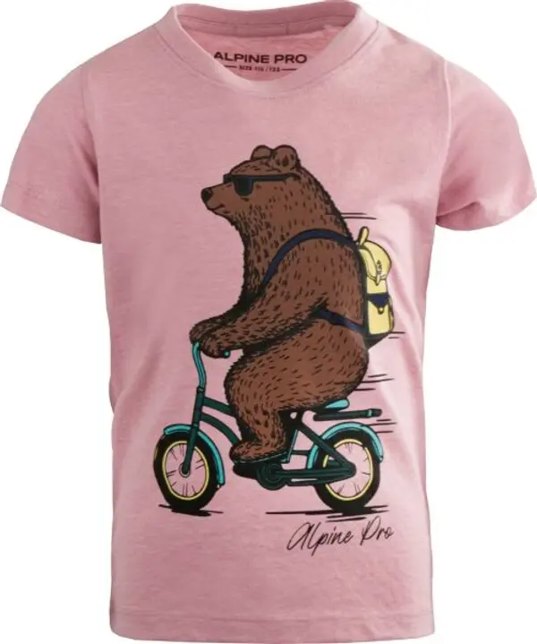 ALPINE PRO ALPINE PRO NUPO Тениска за момичета, розово, размер 152-158