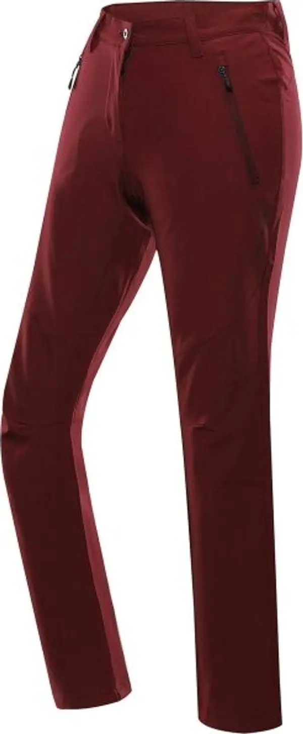 ALPINE PRO ALPINE PRO NUTTA Дамски туристически панталон, червено, размер