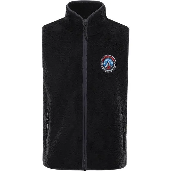 ALPINE PRO ALPINE PRO OKARO Детското поларено елече, черно, размер 140-146