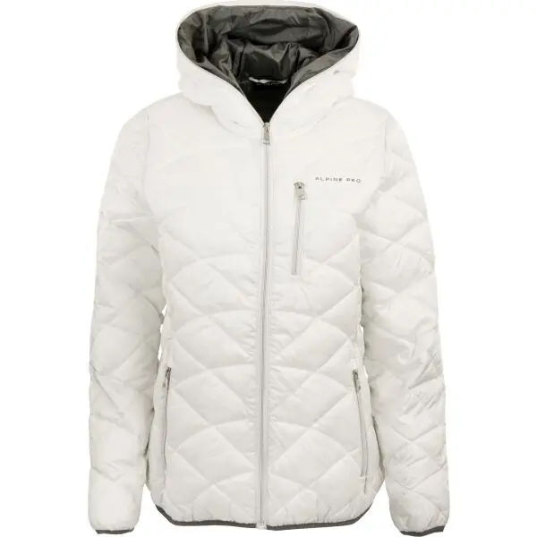 ALPINE PRO ALPINE PRO OKELLA Дамско зимно яке, бяло, размер