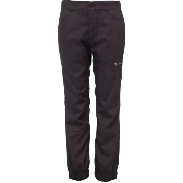 ALPINE PRO ALPINE PRO OLEFO Детски туристически панталони, черно, размер 116-122