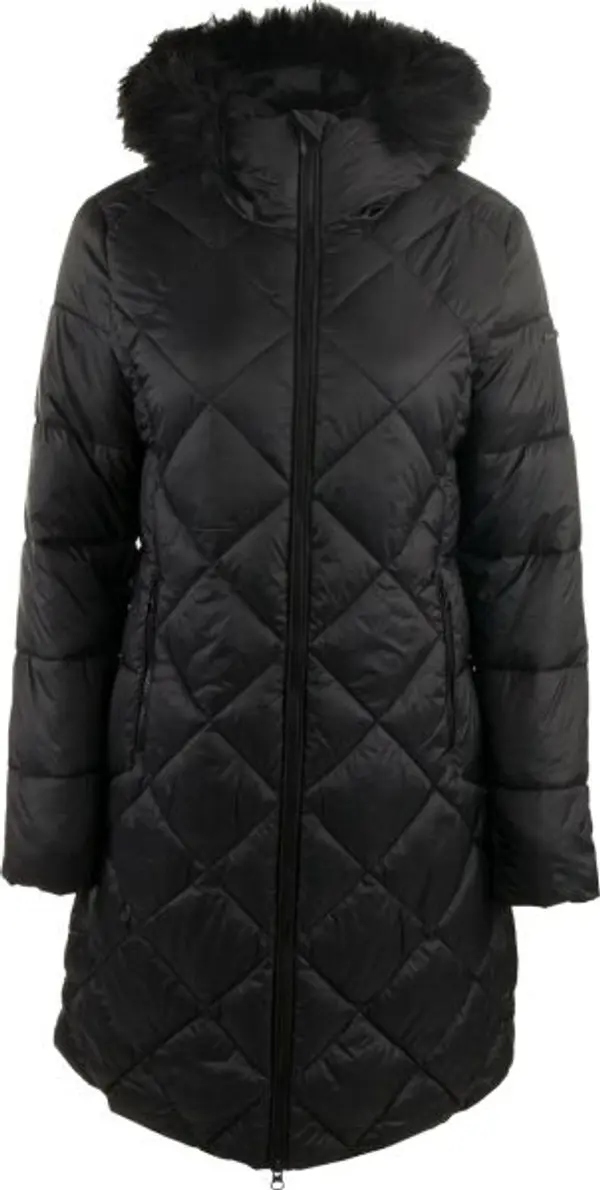 ALPINE PRO ALPINE PRO OLEWA Дамско дълго яке, черно, размер