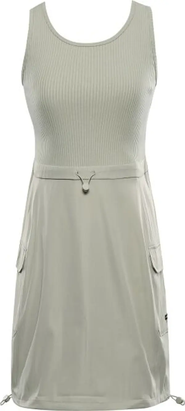 ALPINE PRO ALPINE PRO OMABA Дамска рокля, светло-зелено, размер