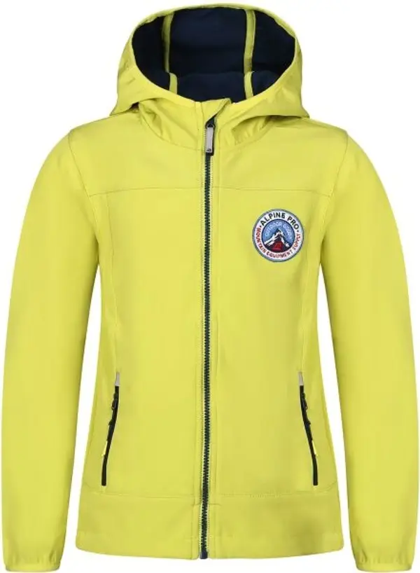 ALPINE PRO ALPINE PRO OMANO Детско софтшел яке, жълто, размер 152-158