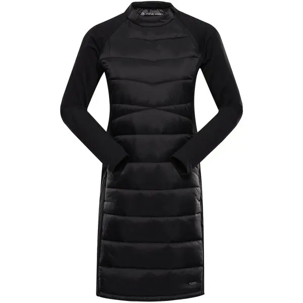 ALPINE PRO ALPINE PRO OMERA Дамска термо рокля, черно, размер