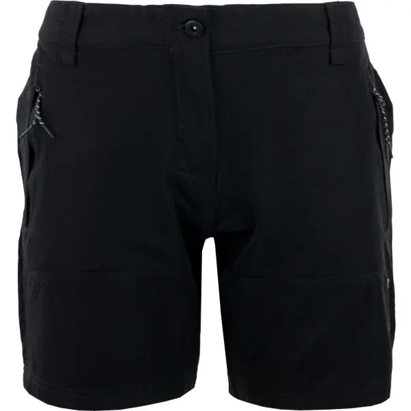 ALPINE PRO ALPINE PRO OPEFA Дамски къси шорти, черно, размер