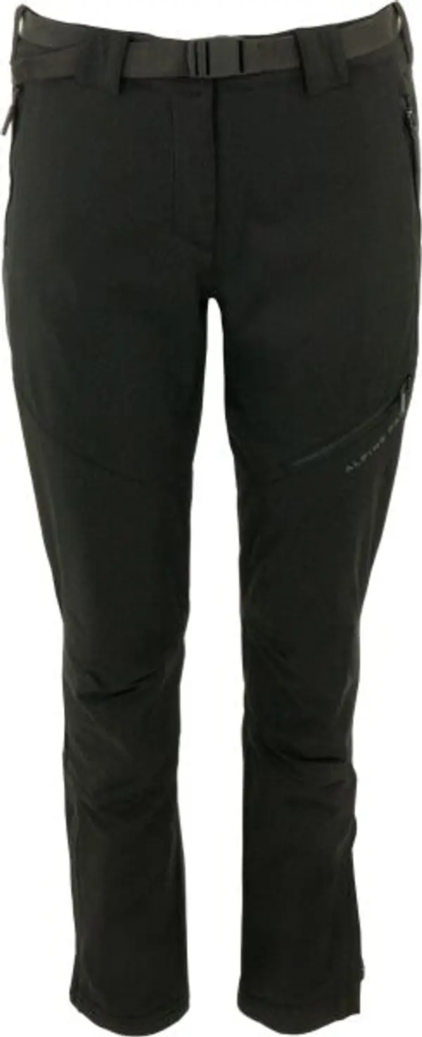 ALPINE PRO ALPINE PRO PELNA Дамски туристически панталони, черно, размер