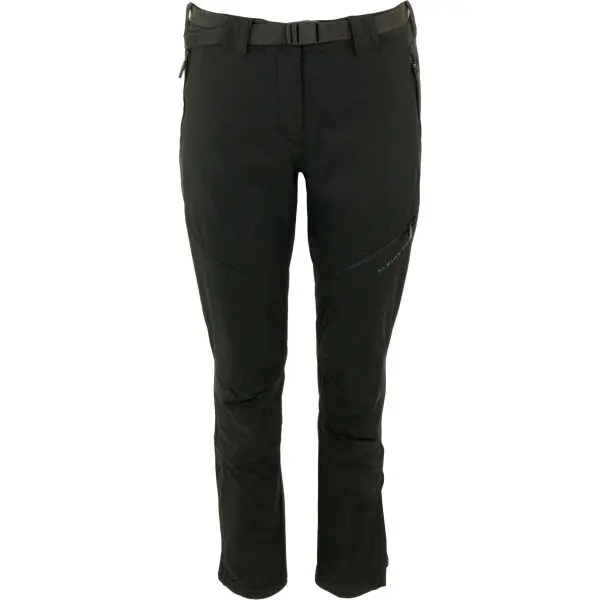 ALPINE PRO ALPINE PRO PELNA Дамски туристически панталони, черно, размер