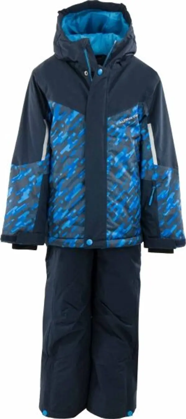 ALPINE PRO ALPINE PRO PERGO Детски ски комплект, тъмносин, размер 140-146