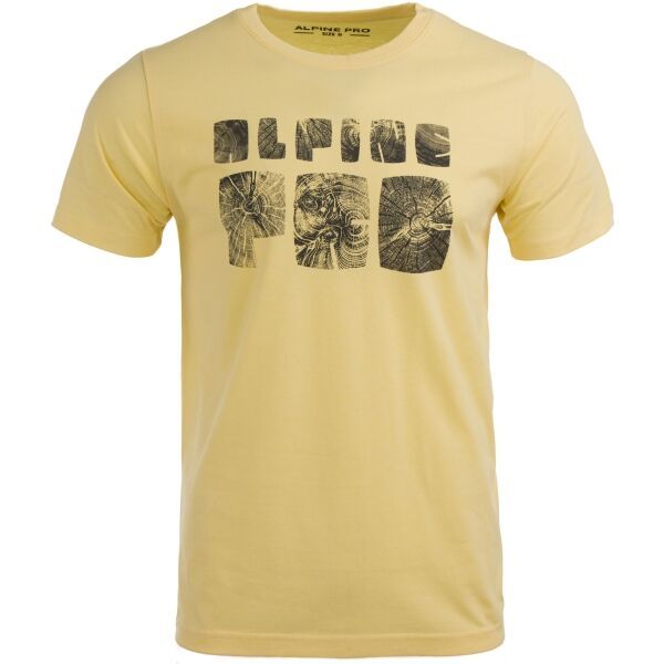 ALPINE PRO ALPINE PRO PREBL Мъжка тениска, жълто, размер