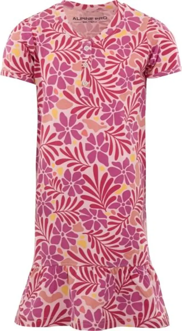 ALPINE PRO ALPINE PRO QAWO Рокля за момичета, розово, размер 104-110