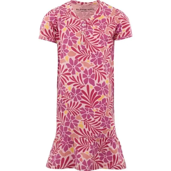 ALPINE PRO ALPINE PRO QAWO Рокля за момичета, розово, размер 140-146