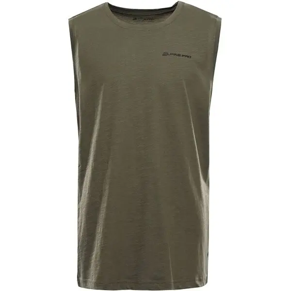 ALPINE PRO ALPINE PRO QUARET 2 Мъжки памучен потник, khaki, размер