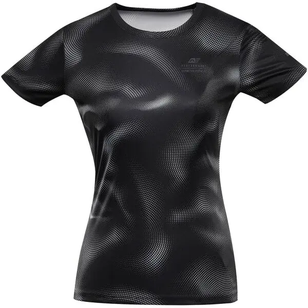 ALPINE PRO ALPINE PRO QUATRA Дамска функционална тениска, черно, размер