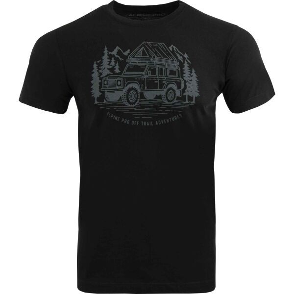 ALPINE PRO ALPINE PRO RATAR Мъжка тениска, черно, размер