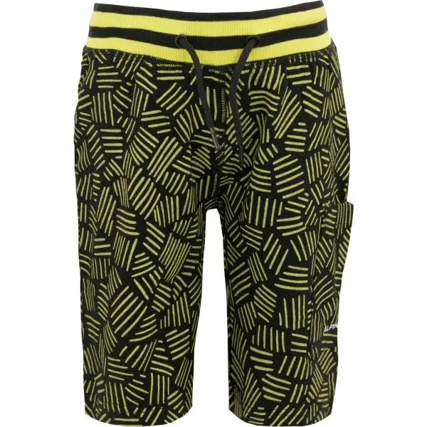 ALPINE PRO ALPINE PRO RESGO Детски шорти, черно, размер 116-122