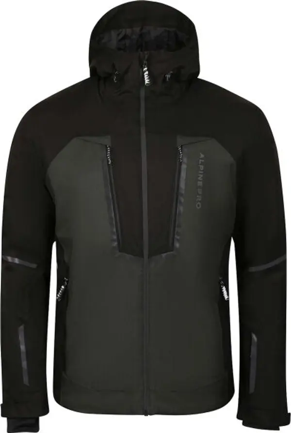 ALPINE PRO ALPINE PRO REWED Мъжко ски яке, черно, размер