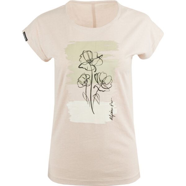 ALPINE PRO ALPINE PRO RYRA Дамска блуза, бежово, размер