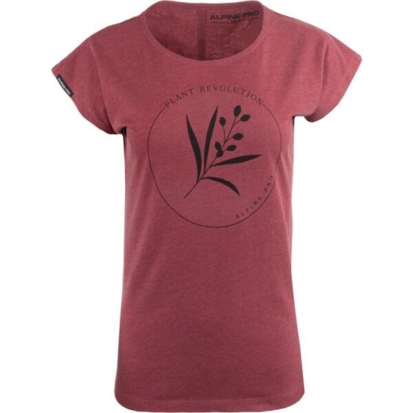 ALPINE PRO ALPINE PRO RYRA Дамска блуза, винен, размер