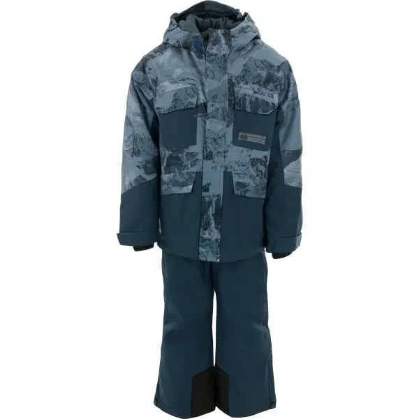 ALPINE PRO ALPINE PRO SCEDO Детски ски комплект, тъмносин, размер 128-134