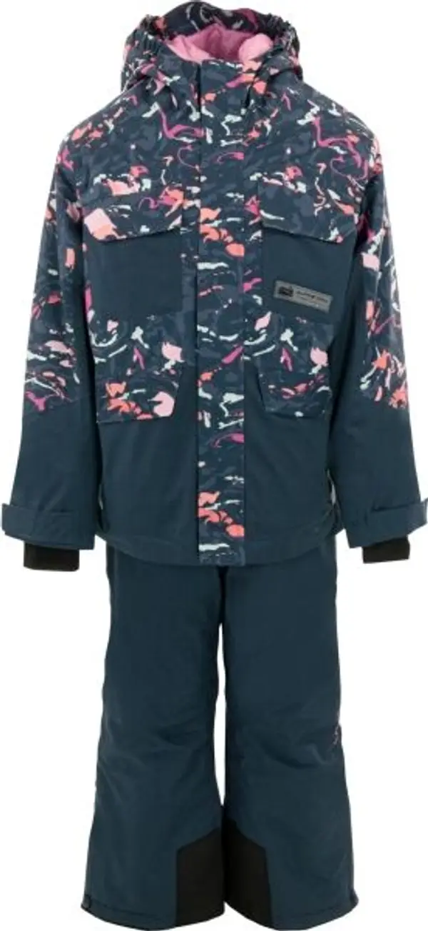 ALPINE PRO ALPINE PRO SCEDO Детски ски комплект, тъмносин, размер 128-134