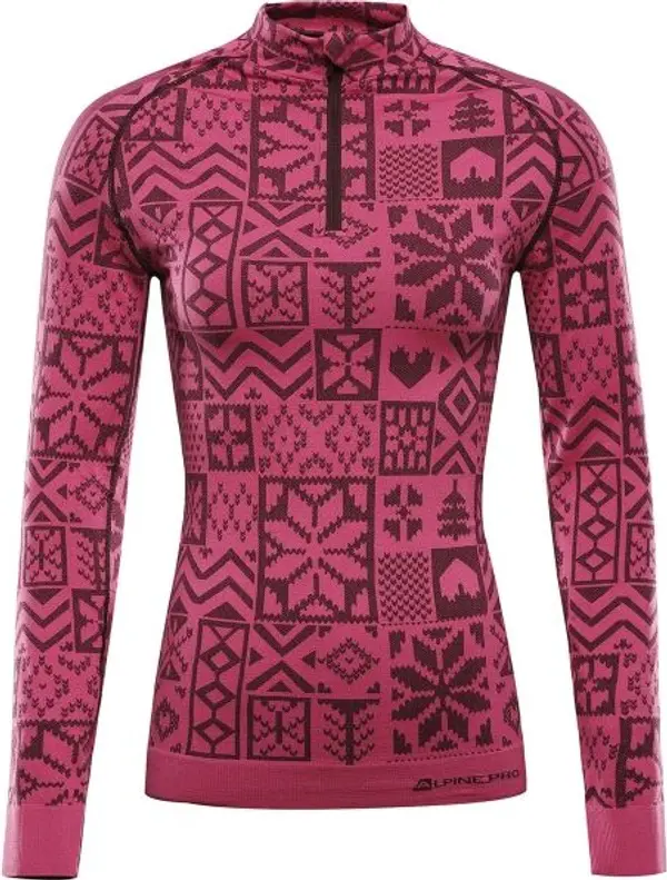 ALPINE PRO ALPINE PRO SEAMA Дамска функционална тениска, розово, размер XL/XXL