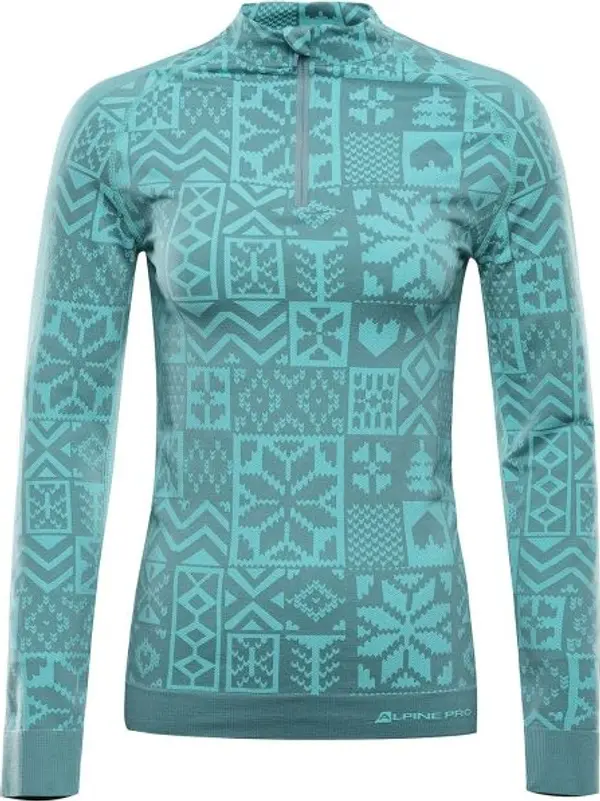 ALPINE PRO ALPINE PRO SEAMA Дамска функционална тениска, тюркоазено, размер XL/XXL