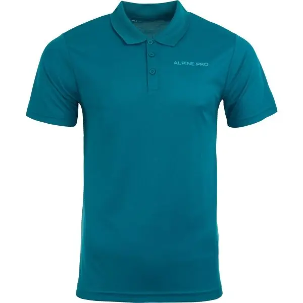 ALPINE PRO ALPINE PRO SEDRUN Мъжка тениска с якичка, синьо, размер