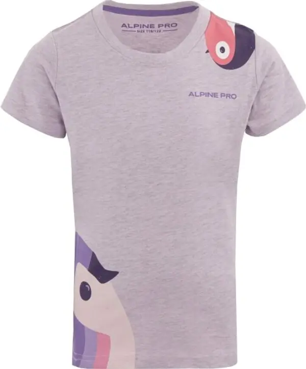 ALPINE PRO ALPINE PRO SERBO Тениска за момичета, лилаво, размер 152-158
